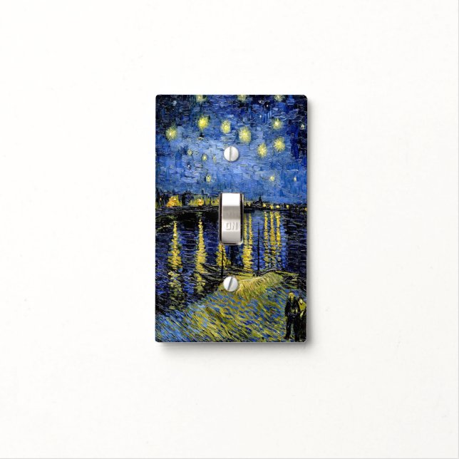 Vincent Van Gogh Starry Night Light Switch Cover (In Situ)