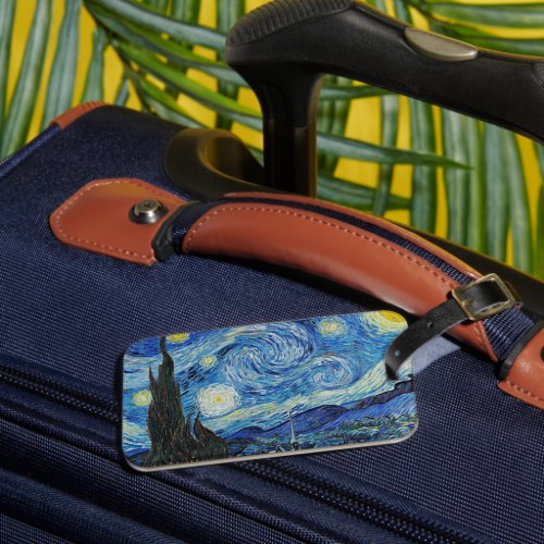 Vincent van Gogh Starry Night Luggage Tag