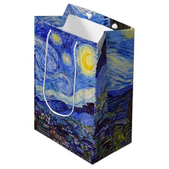 Vincent Van Gogh " Starry Night" Medium Gift Bag by DOHSHIN at Zazzle
