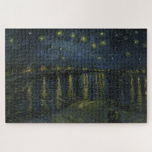 Vincent van Gogh _ Starry Night on the Rhone Jigsaw Puzzle