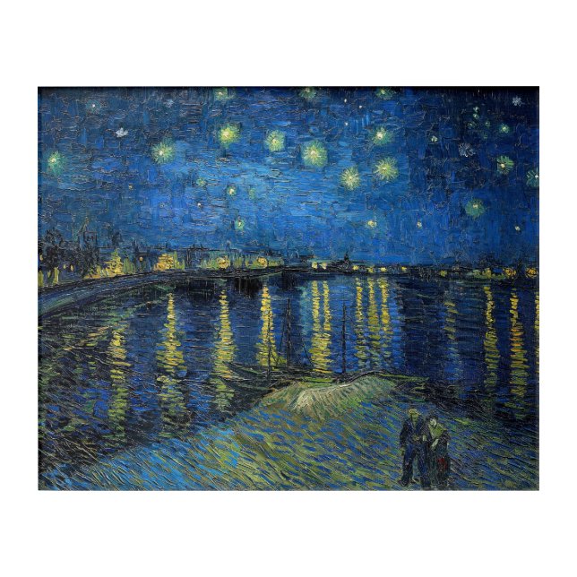 Vincent van Gogh - Starry Night Over the Rhone Acrylic Print (Front)