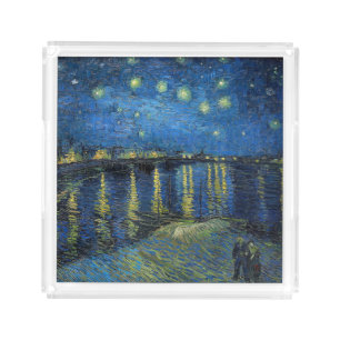 Vincent van Gogh - Starry Night Over the Rhone Acrylic Tray