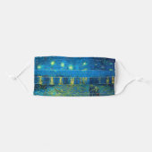 Vincent Van Gogh Starry Night Over The Rhone Adult Cloth Face Mask (Front, Folded)