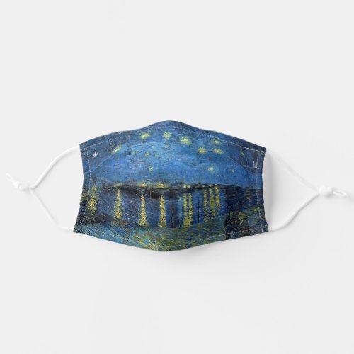 Vincent van Gogh _ Starry Night Over the Rhone Adult Cloth Face Mask