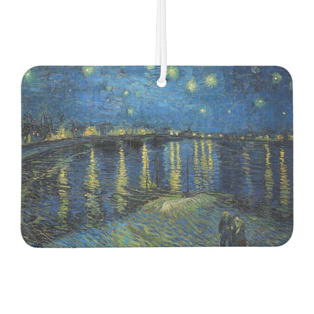 Vincent van Gogh - Starry Night Over the Rhone Air Freshener (Front)