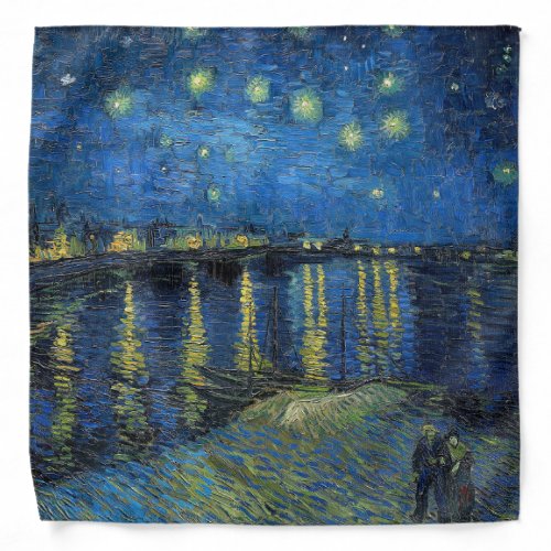 Vincent van Gogh _ Starry Night Over the Rhone Bandana