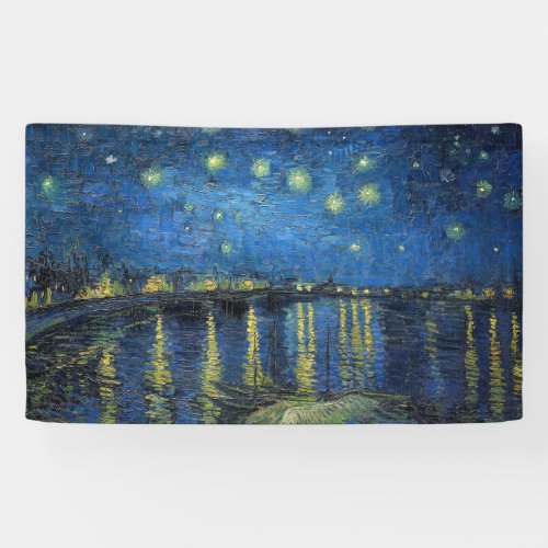 Vincent van Gogh _ Starry Night Over the Rhone Banner