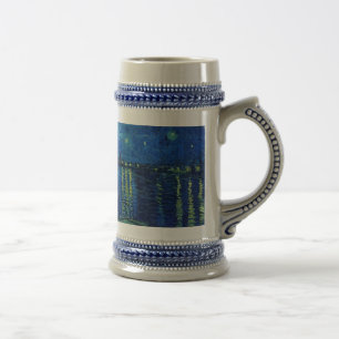 Vincent Van Gogh - Starry Night over the Rhone Beer Stein