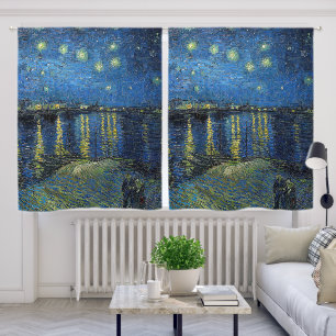 Vincent van Gogh - Starry Night Over the Rhone Blackout Curtains