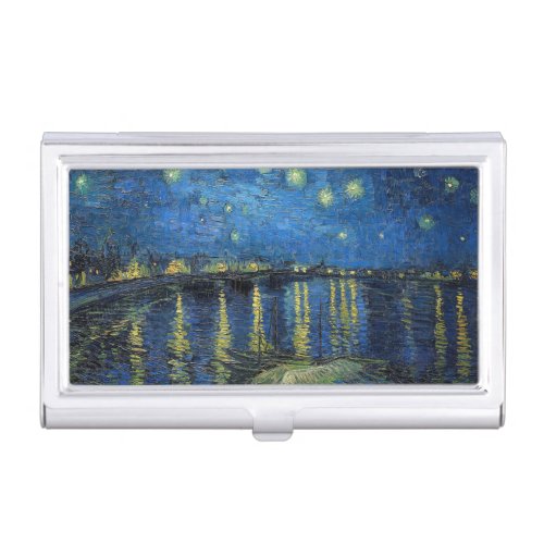 Vincent van Gogh _ Starry Night Over the Rhone Business Card Case