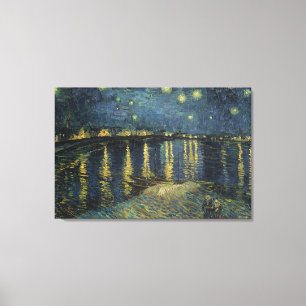 Vincent van Gogh   Starry Night Over the Rhone Canvas Print