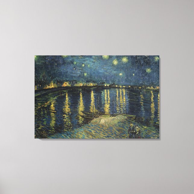 Vincent van Gogh | Starry Night Over the Rhone Canvas Print (Front)
