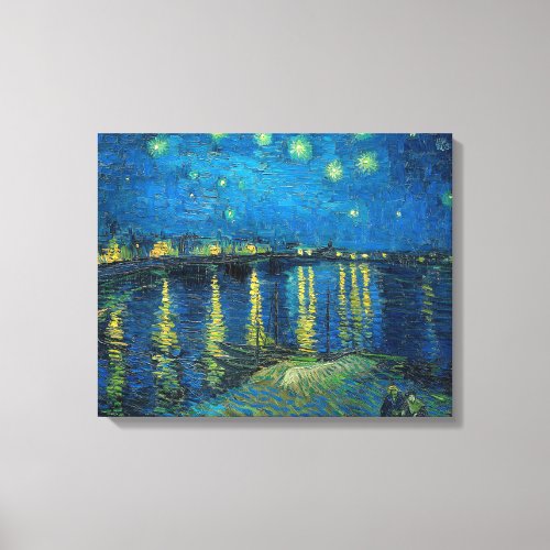 Vincent Van Gogh Starry Night Over the Rhone Canvas Print