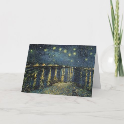 Vincent van Gogh  Starry Night Over the Rhone Card