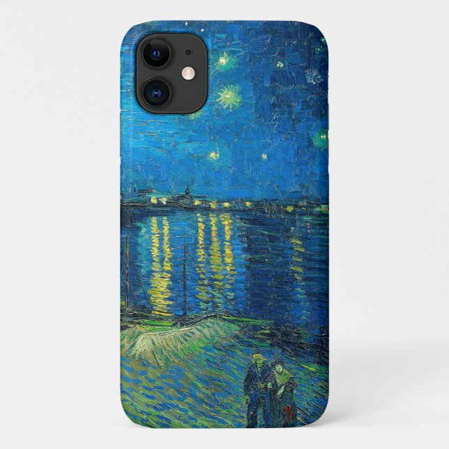 Vincent Van Gogh Starry Night Over The Rhone Case-Mate iPhone Case (Back)