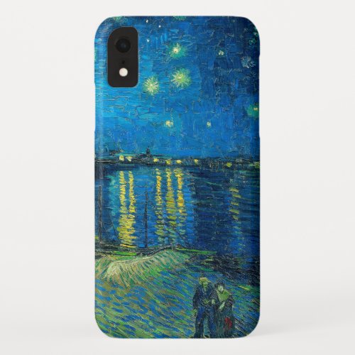 Vincent Van Gogh Starry Night Over The Rhone iPhone XR Case