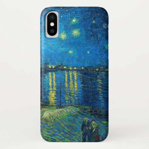 Vincent Van Gogh Starry Night Over The Rhone iPhone XS Case