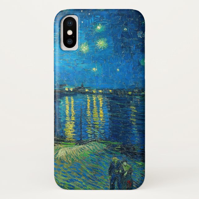 Vincent Van Gogh Starry Night Over The Rhone Case-Mate iPhone Case (Back)