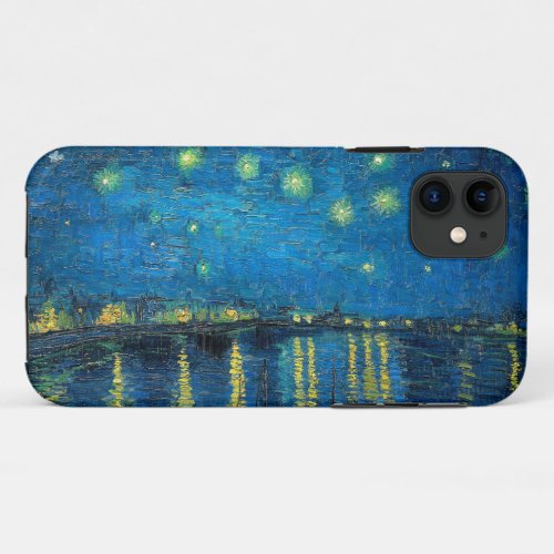 Vincent Van Gogh Starry Night Over the Rhone iPhone 11 Case