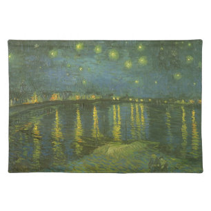 Vincent van Gogh - Starry Night Over the Rhone Cloth Placemat