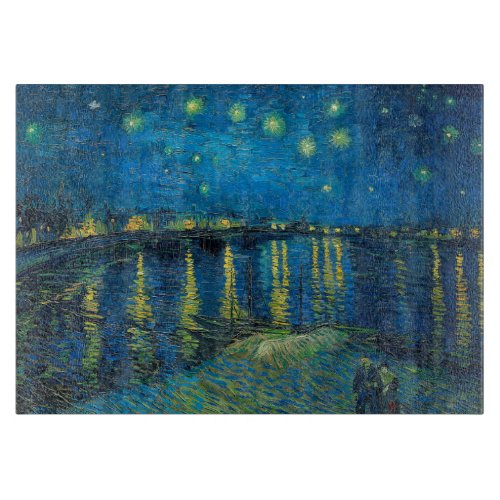 Vincent Van Gogh Starry Night Over the Rhone Cutting Board