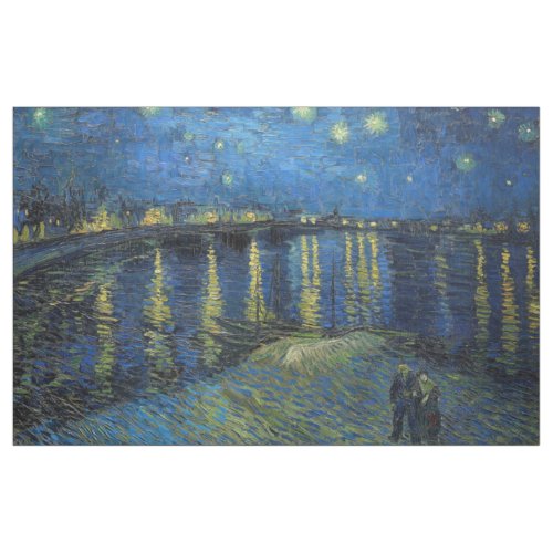 Vincent van Gogh _ Starry Night Over the Rhone Fabric