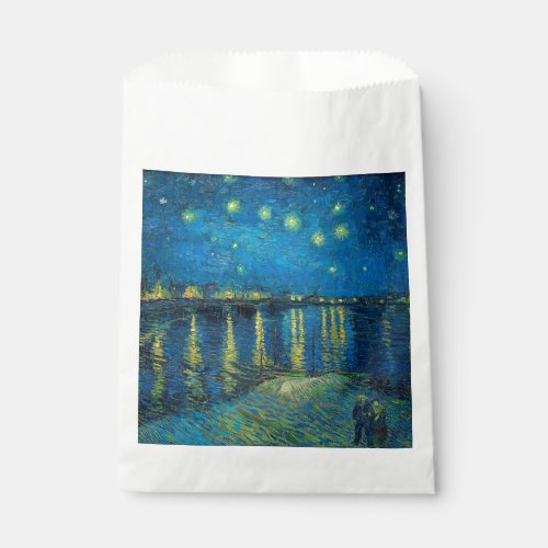 Vincent Van Gogh Starry Night Over the Rhone Favor Bag