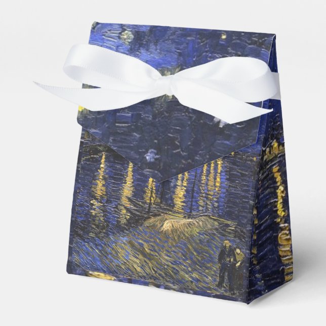 Vincent Van Gogh Starry Night Over The Rhone Favor Boxes (Front Side)