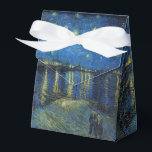Vincent van Gogh - Starry Night Over the Rhone Favor Boxes<br><div class="desc">Starry Night Over the Rhone / Nuit etoilee sur le Rhone - Vincent van Gogh,  Oil on Canvas,  1888,  Arles</div>