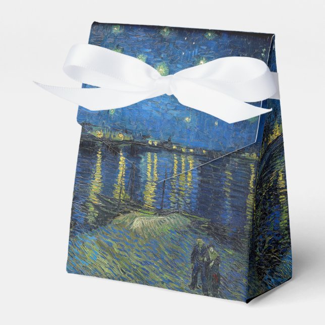 Vincent van Gogh - Starry Night Over the Rhone Favor Boxes (Front Side)