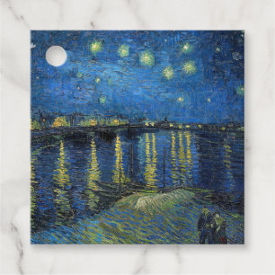 Vincent van Gogh - Starry Night Over the Rhone Favor Tags