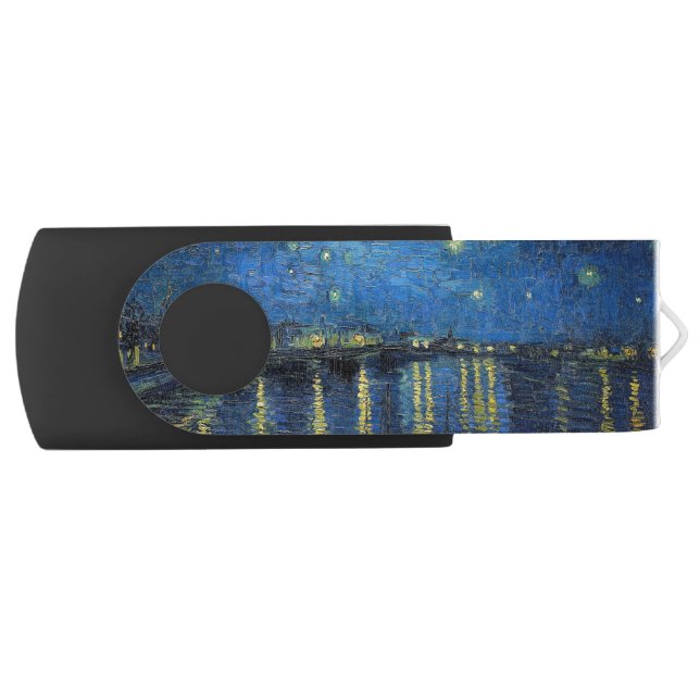 Vincent van Gogh - Starry Night Over the Rhone Flash Drive (Front)