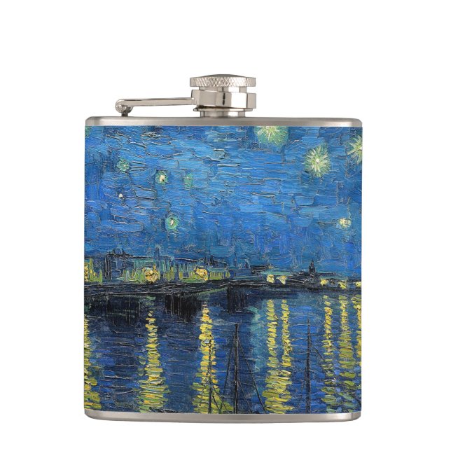 Vincent van Gogh - Starry Night Over the Rhone Flask (Front)