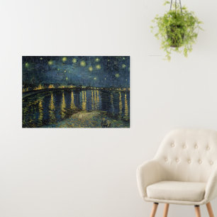 Vincent van Gogh   Starry Night Over the Rhone Foam Board