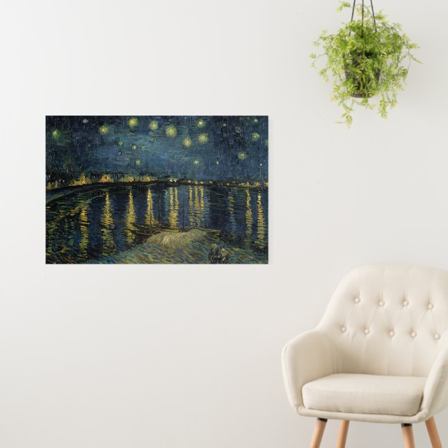 Vincent van Gogh | Starry Night Over the Rhone Foam Board (In Situ (Wall))