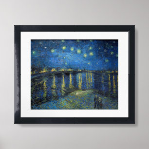 Vincent van Gogh - Starry Night Over the Rhone Framed Art