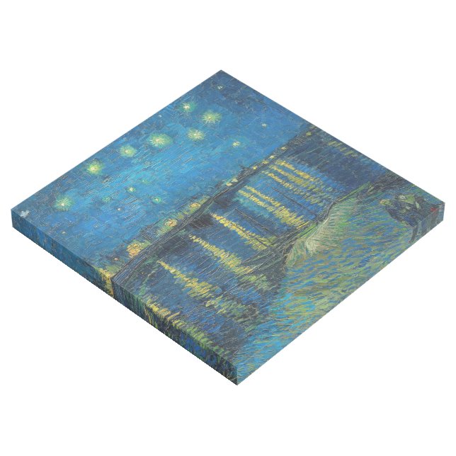 Vincent Van Gogh Starry Night Over the Rhone Gallery Wrap (3/4)