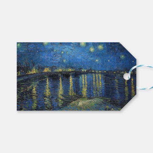 Vincent van Gogh _ Starry Night Over the Rhone Gift Tags