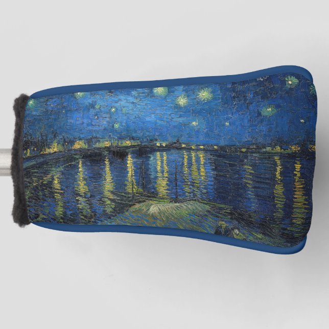 Vincent van Gogh - Starry Night Over the Rhone Golf Head Cover (Front)