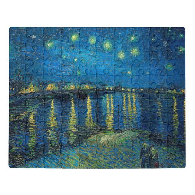 Vincent Van Gogh Starry Night Over the Rhone Jigsaw Puzzle (Puzzle Horizontal)