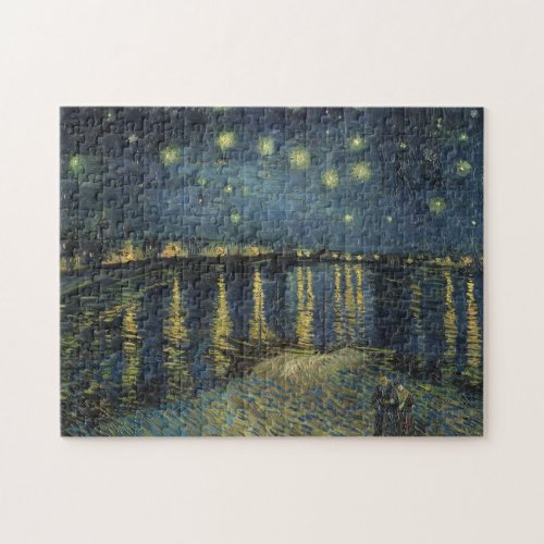 Vincent van Gogh  Starry Night Over the Rhone Jigsaw Puzzle