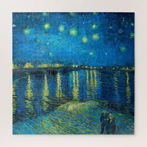 Vincent Van Gogh Starry Night Over The Rhone Jigsaw Puzzle