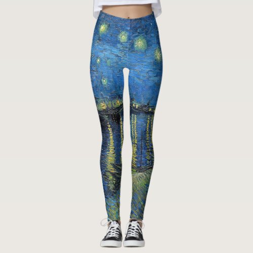 Vincent van Gogh - Starry Night Over the Rhone Leggings