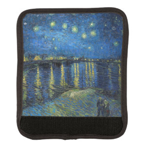 Vincent van Gogh - Starry Night Over the Rhone Luggage Handle Wrap