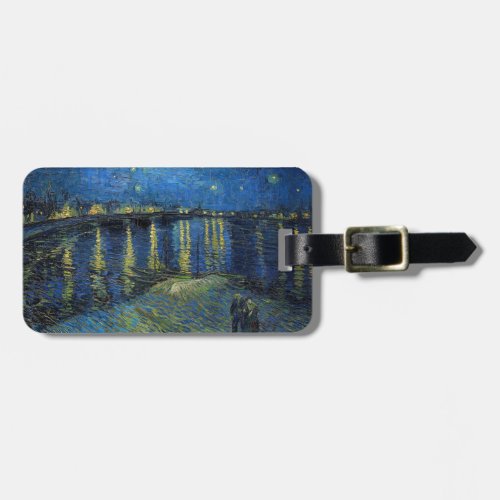 Vincent van Gogh _ Starry Night Over the Rhone Luggage Tag
