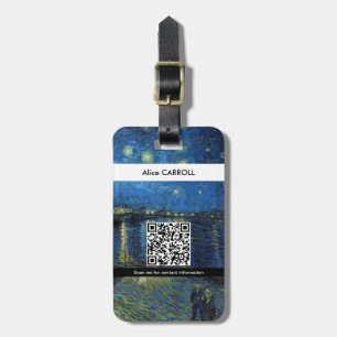 Vincent van Gogh - Starry Night Over the Rhone Luggage Tag
