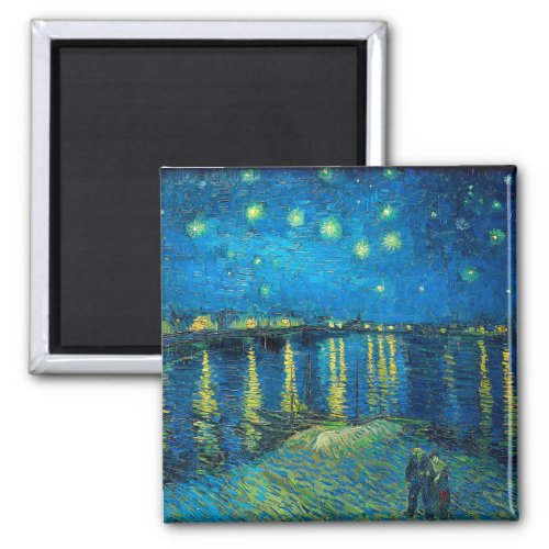 Vincent Van Gogh Starry Night Over The Rhone Magnet