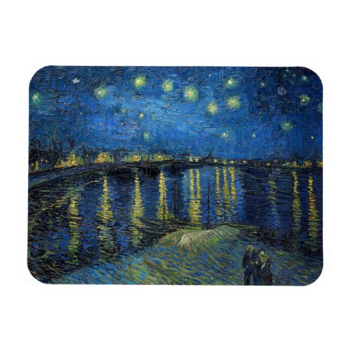 Vincent van Gogh _ Starry Night Over the Rhone Magnet