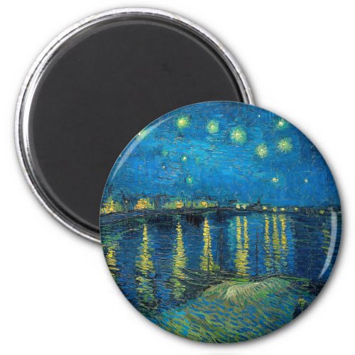 Vincent Van Gogh Starry Night Over the Rhone Magnet