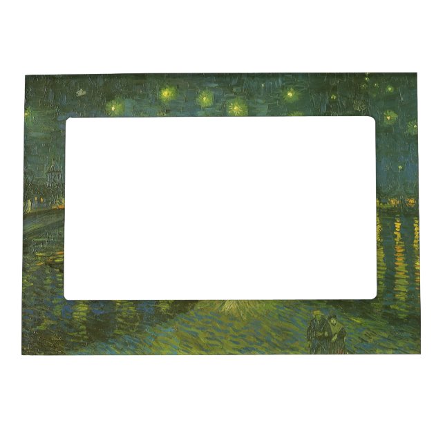 Vincent van Gogh - Starry Night Over the Rhone Magnetic Photo Frame (Front)
